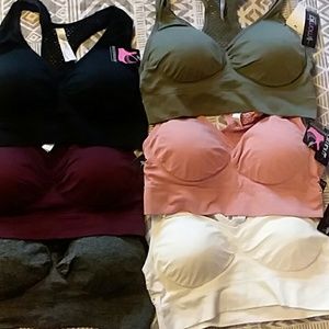 Bundle of racerback sports bras!